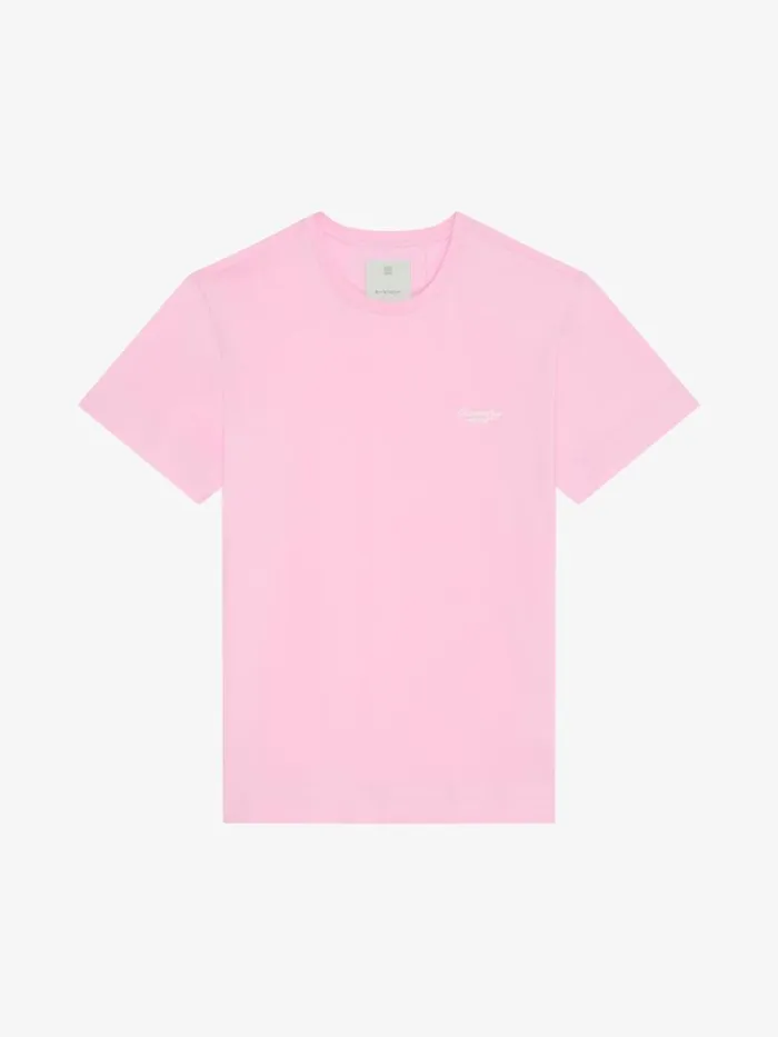 1952 Slim Fit TShirt In Cotton Baby Pink Men Givenchy TShirts