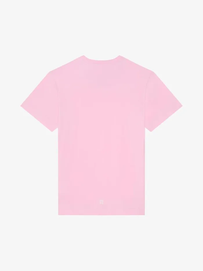 1952 Slim Fit TShirt In Cotton Baby Pink Men Givenchy TShirts