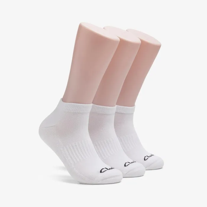 3 Pack Athletic White Men Clarks Accessories