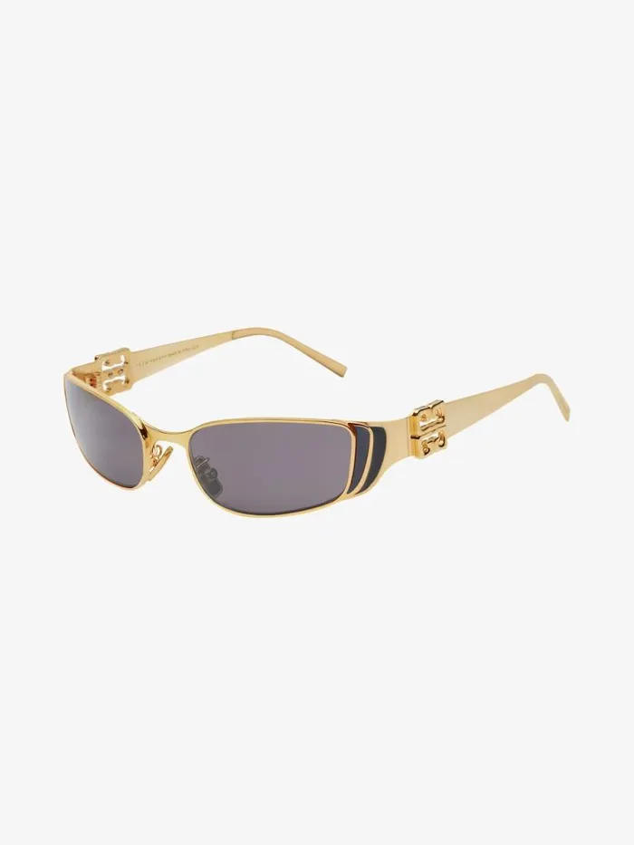 4g Liquid Sunglasses In Metal And Enamel Blackgolden Women Givenchy Sunglasses