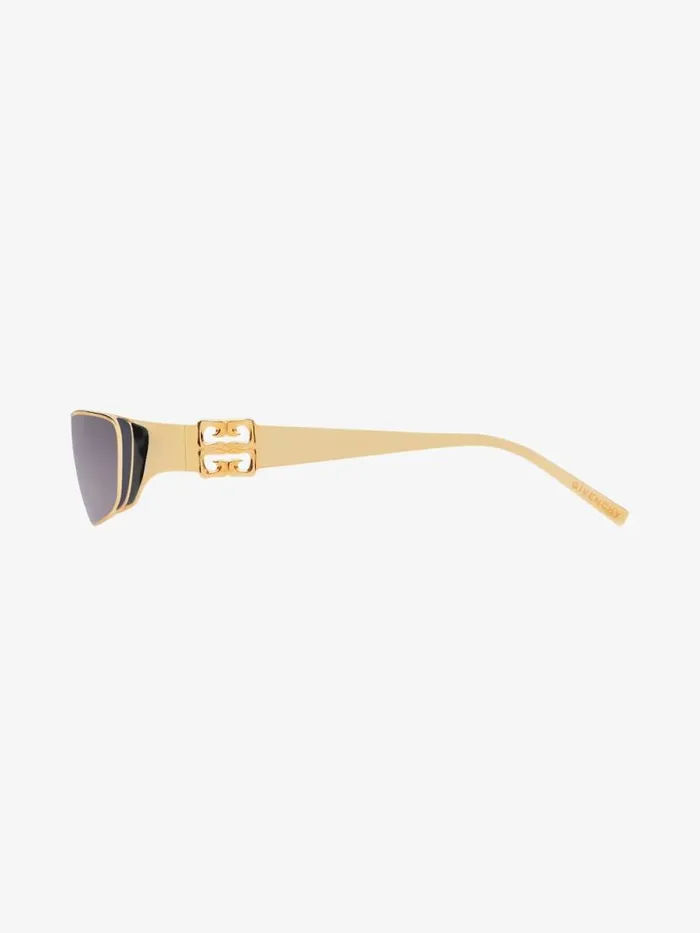 4g Liquid Sunglasses In Metal And Enamel Blackgolden Women Givenchy Sunglasses
