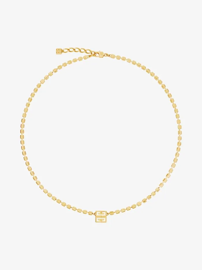 4g Necklace In Metal With Crystals Golden Yellow Women Givenchy Jewelry
