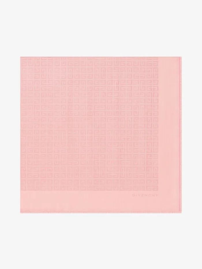 4g Shawl In Silk And Wool With Lurex Old Pink Women Givenchy Scarves