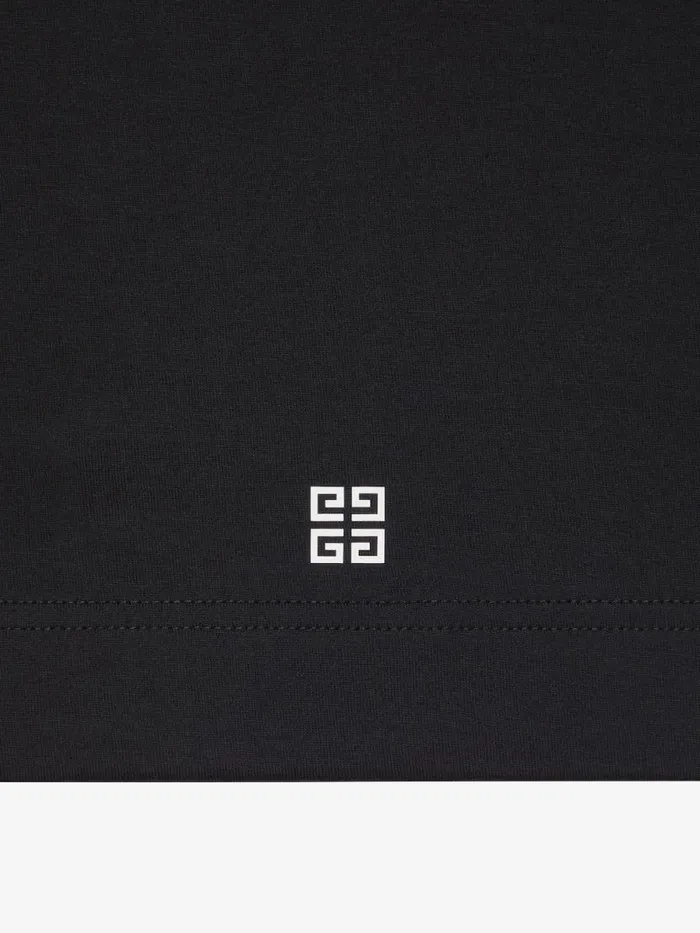 4g Stars Slim Fit TShirt In Cotton Black Men Givenchy TShirts