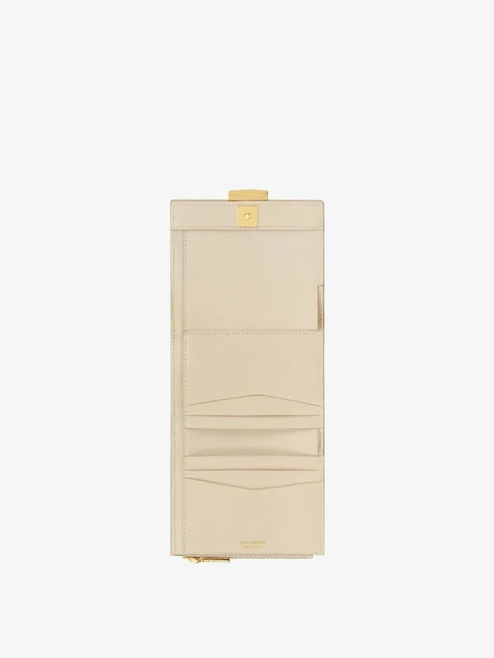 4g Wallet In Grained Leather Natural Beige Women Givenchy Wallets and Card Holders