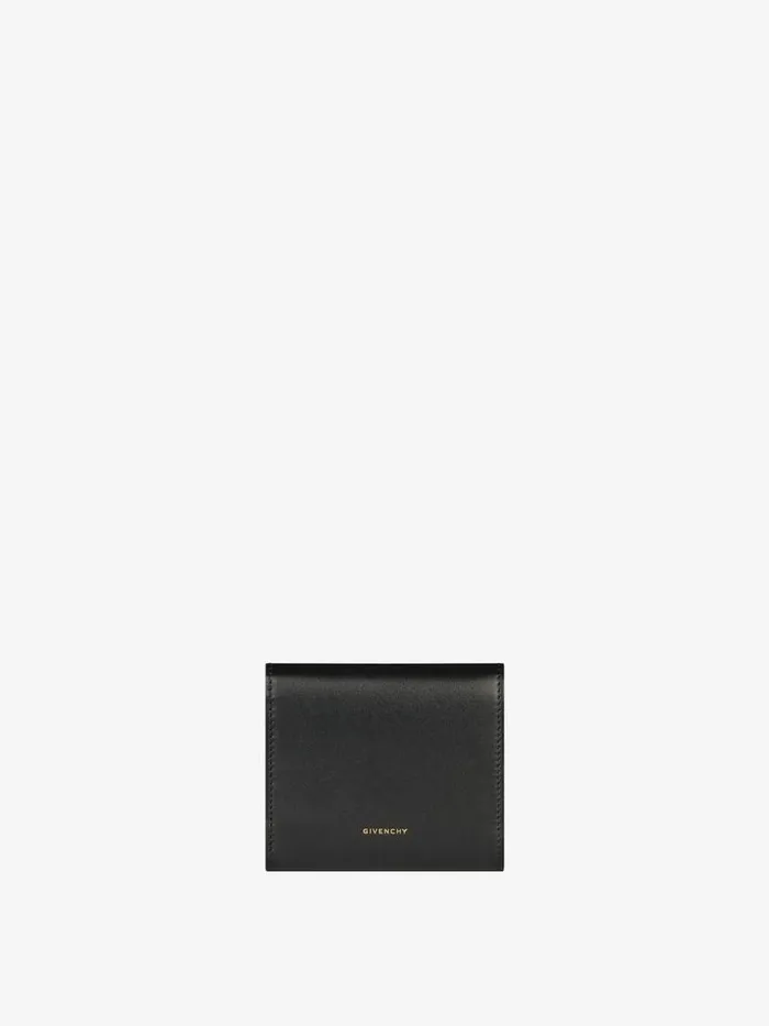 4g Wallet In Leather Black Women Givenchy Wallets and Card Holders