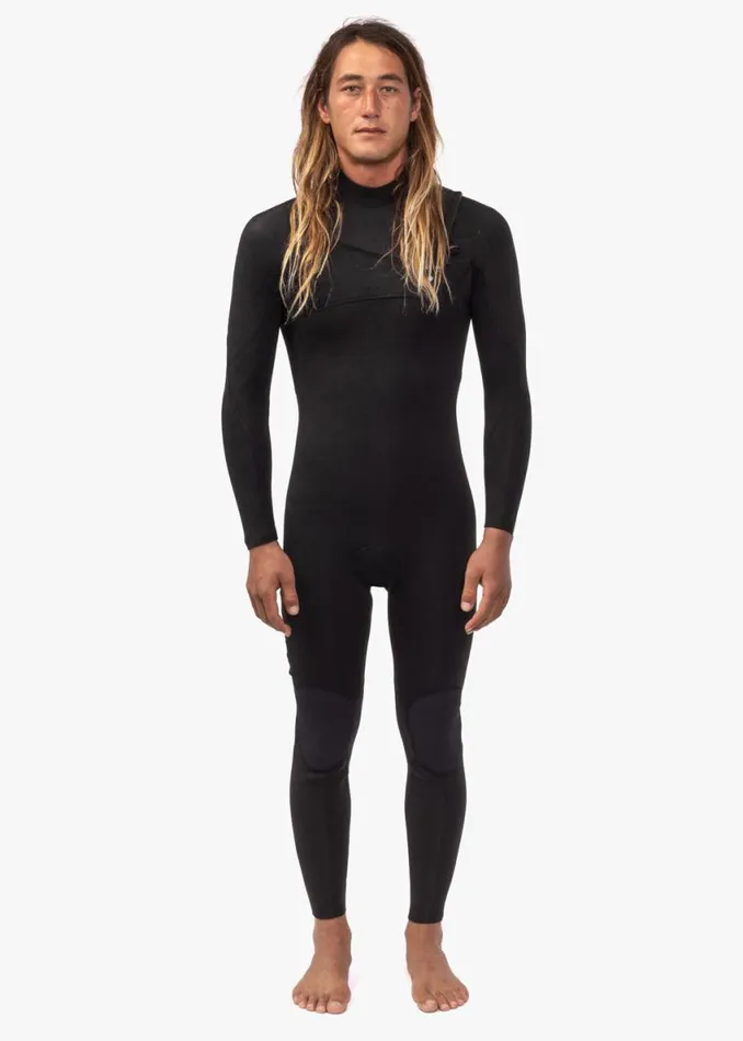 7 Seas 32 Full Chest Zip Wetsuit 8211 Tonal Logos Stealth Men Vissla Wetsuits