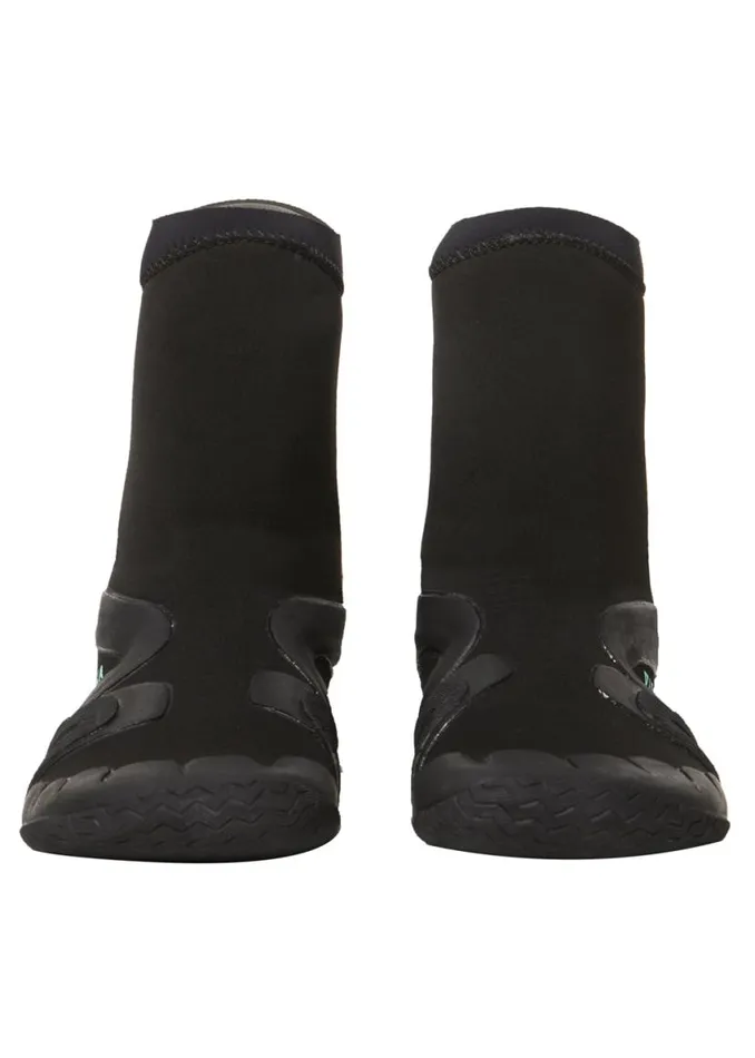 7 Seas 5MM Round Toe Wetsuit Bootie Black Men Vissla Wetsuits