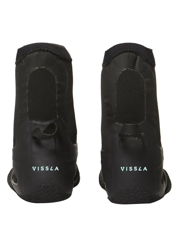 7 Seas 5MM Round Toe Wetsuit Bootie Black Men Vissla Wetsuits