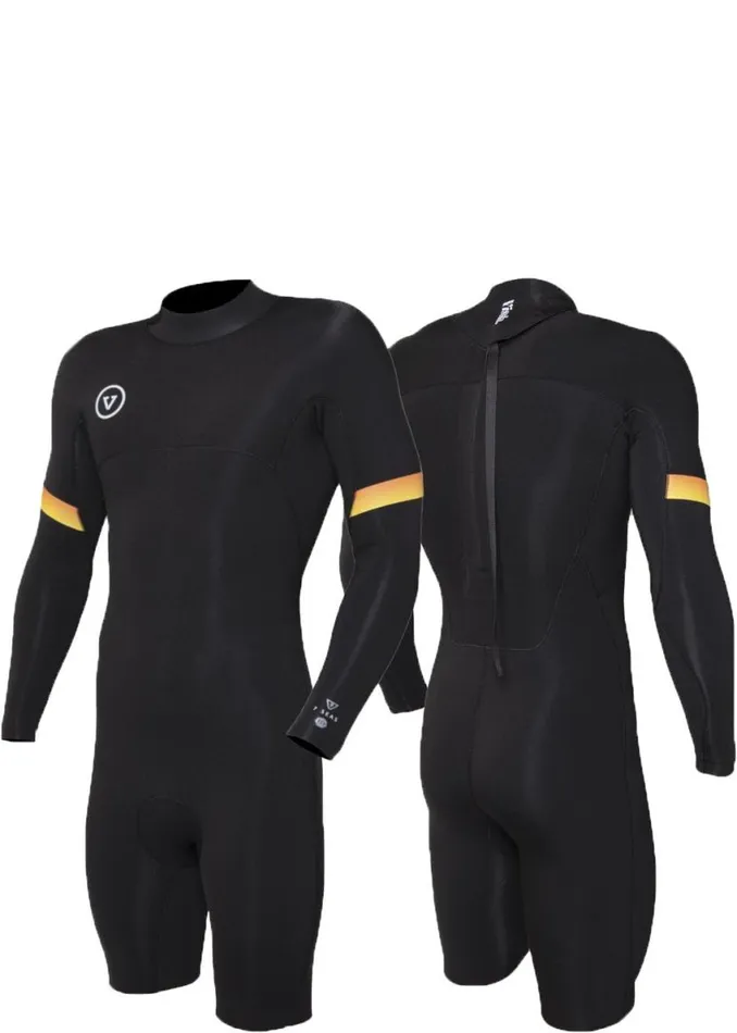 7 Seas Raditude 22 LS Spring Wetsuit Black 3 Men Vissla Wetsuits