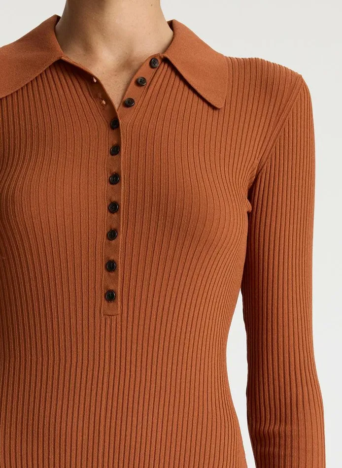 Accessories Women ALC Lance Knit Dress Cognac Accessories Women ALC Lance Knit Dress Cognac