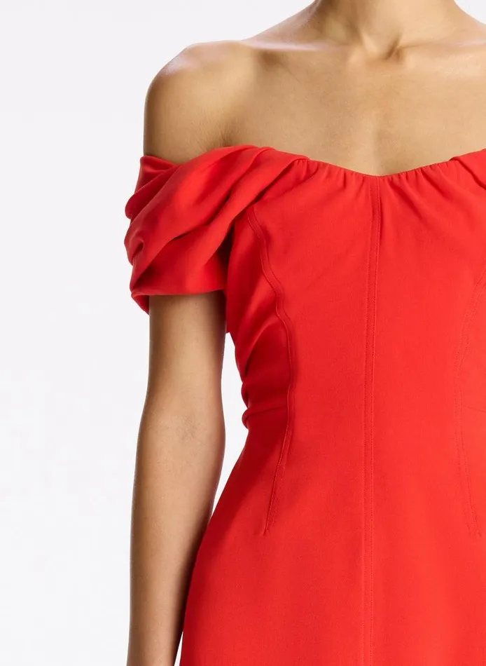 Accessories Women ALC Nora Midi Dress Dark Poinciana Accessories Women ALC Nora Midi Dress Dark Poinciana
