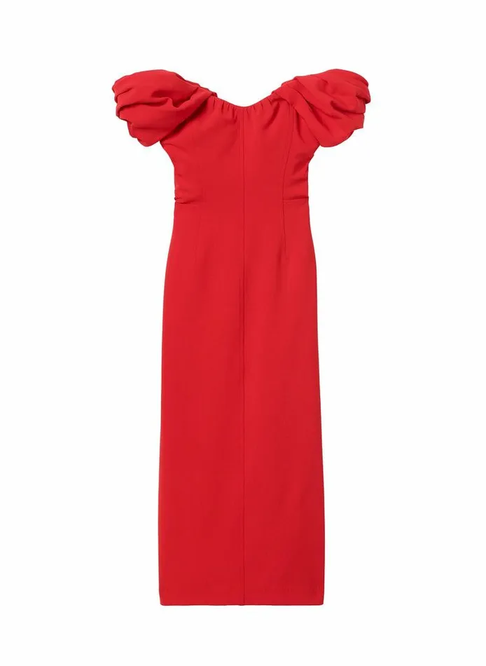 Accessories Women ALC Nora Midi Dress Dark Poinciana Accessories Women ALC Nora Midi Dress Dark Poinciana