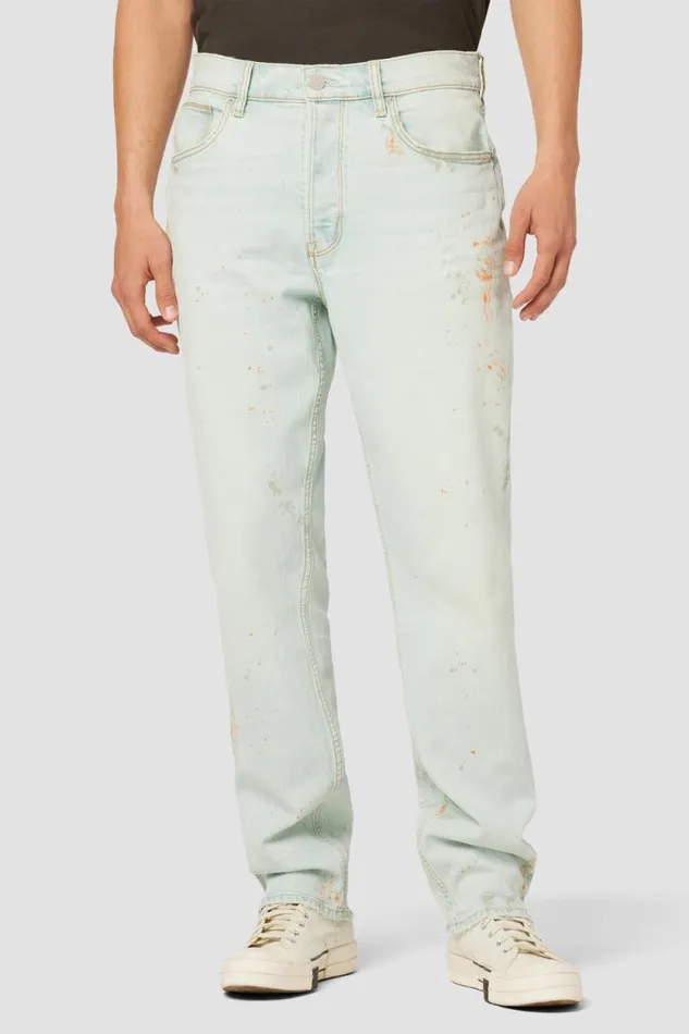 Additional Inseams Men Hudson Jeans Reese Straight Leg Jean 32034 Inseam Pale Indigo