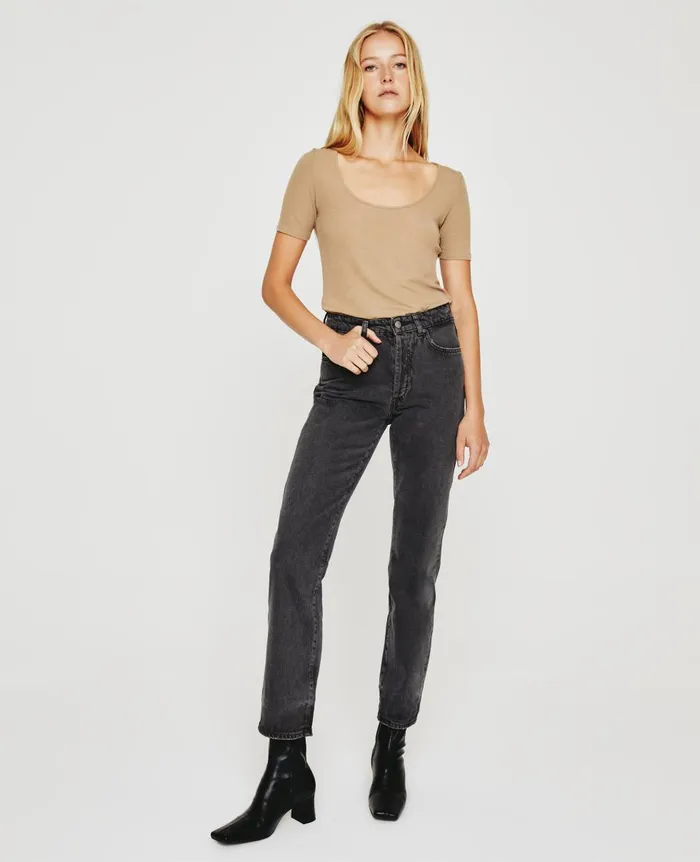 AG Jeans Alexxis 90s Faded Black Women Denim