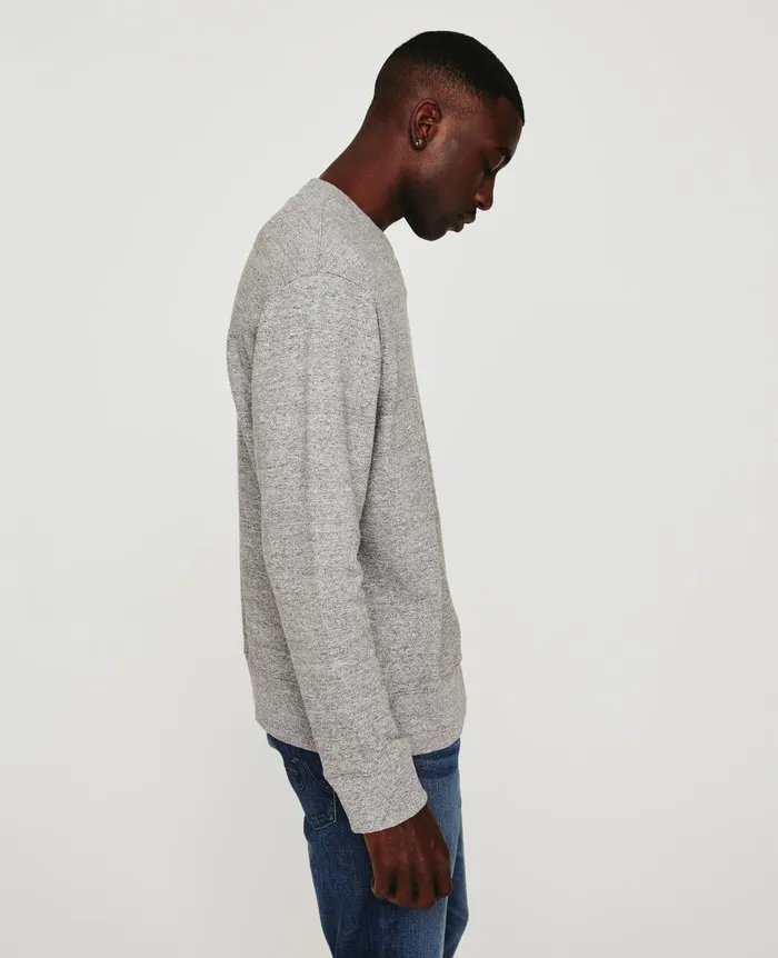 AG Jeans Arc Vee Heather Grey Men Sweatshirts AG Jeans Arc Vee Heather Grey Men Sweatshirts
