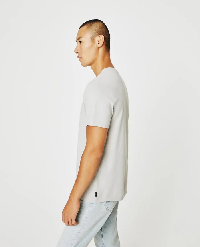 AG Jeans Bryce Crew Silver Grey Men Tees AG Jeans Bryce Crew Silver Grey Men Tees
