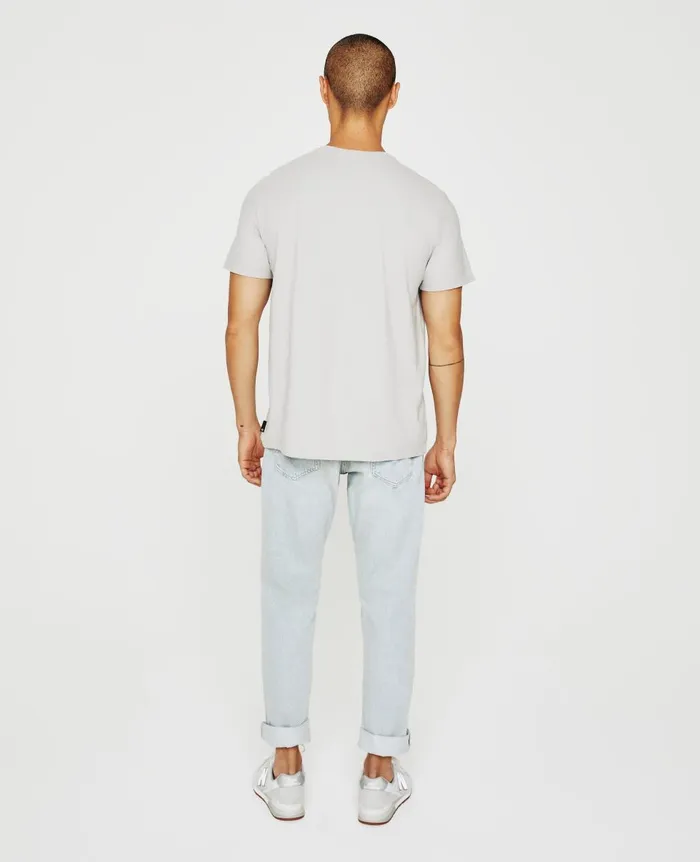 AG Jeans Bryce Crew Silver Grey Men Tees AG Jeans Bryce Crew Silver Grey Men Tees