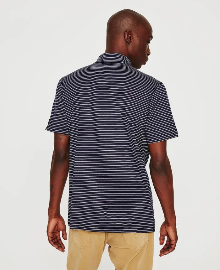 AG Jeans Bryce Polo Deep Aegeantrue White Men Polos AG Jeans Bryce Polo Deep Aegeantrue White Men Polos