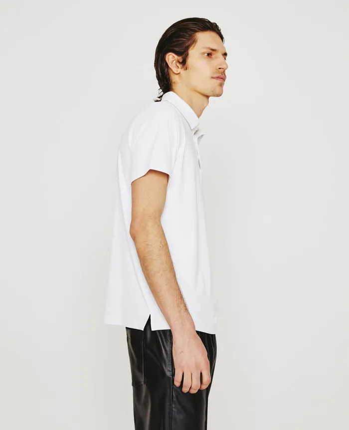 AG Jeans Bryce Polo True White Men Polos AG Jeans Bryce Polo True White Men Polos