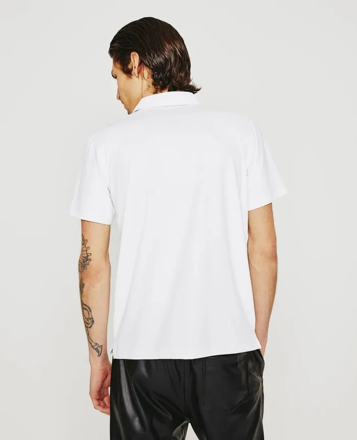 AG Jeans Bryce Polo True White Men Polos AG Jeans Bryce Polo True White Men Polos
