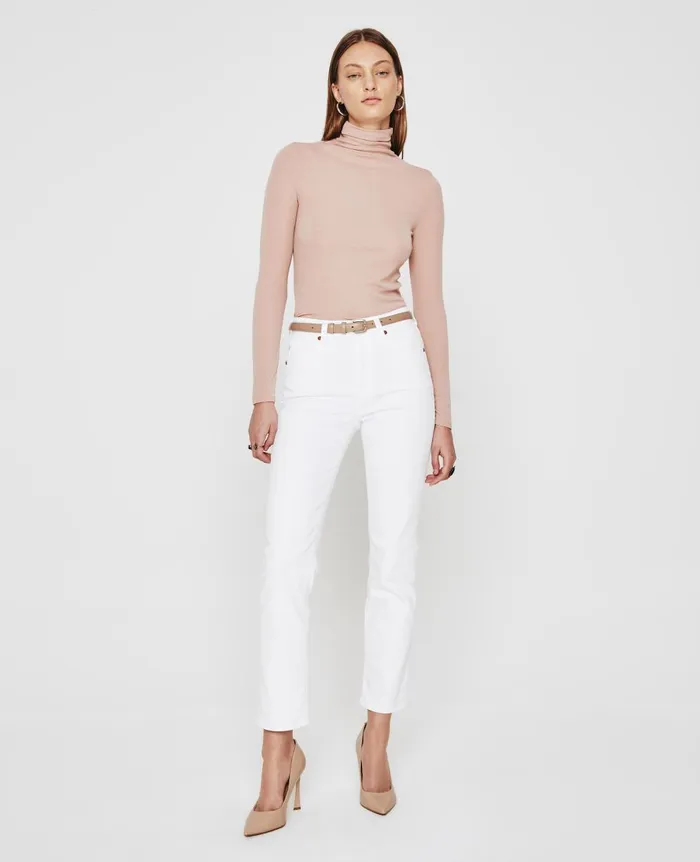 AG Jeans Chels Turtleneck Rose Cloud Women Tops and Shirts AG Jeans Chels Turtleneck Rose Cloud Women Tops and Shirts