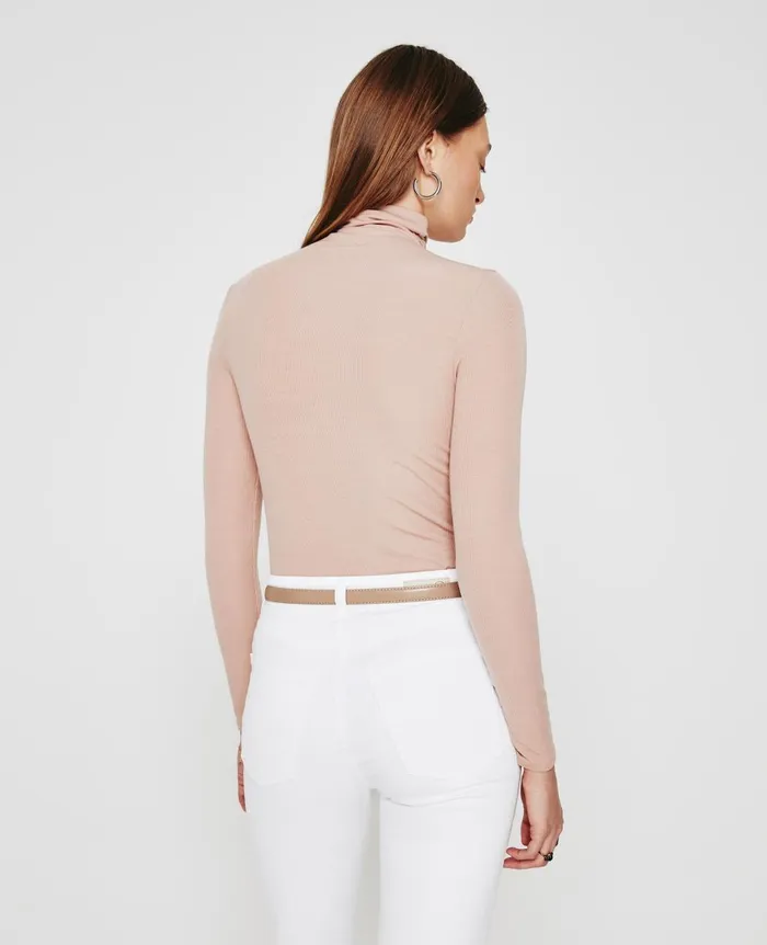 AG Jeans Chels Turtleneck Rose Cloud Women Tops and Shirts AG Jeans Chels Turtleneck Rose Cloud Women Tops and Shirts