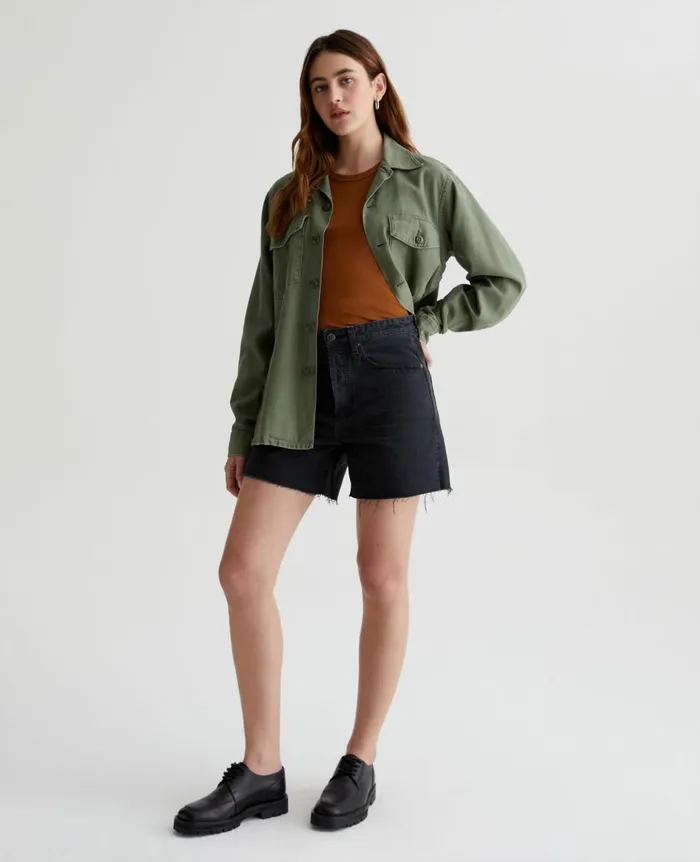 AG Jeans Clove Short 7 Years Vintage Onyx Women Denim
