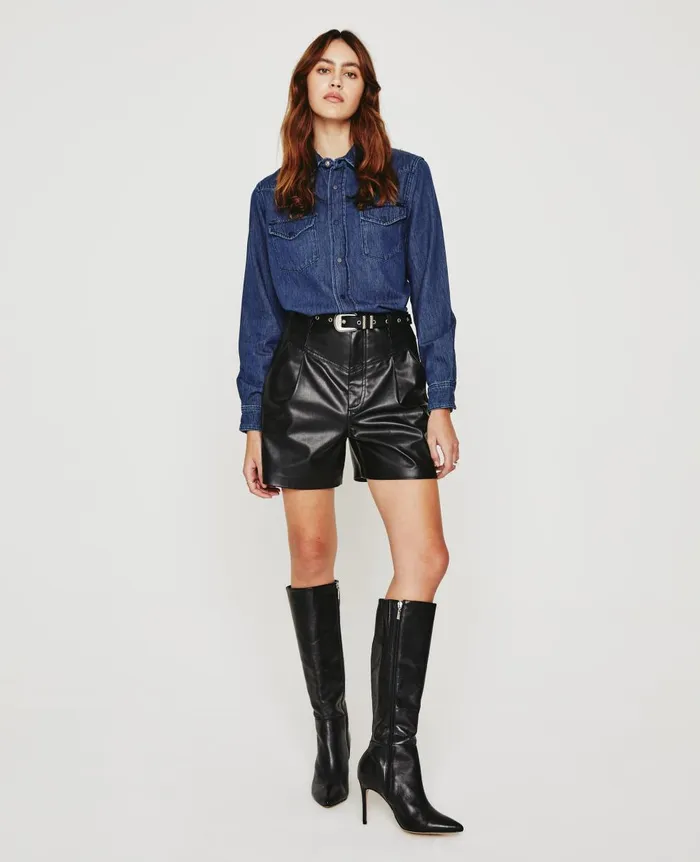 AG Jeans Dakotah Shirt Nocturnal Women Tops and Shirts AG Jeans Dakotah Shirt Nocturnal Women Tops and Shirts