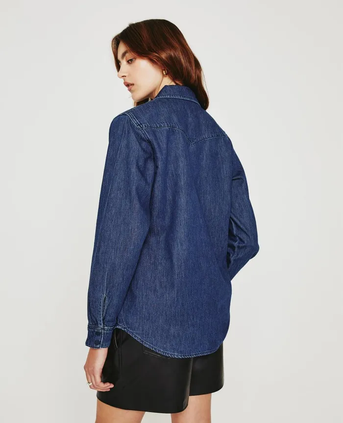 AG Jeans Dakotah Shirt Nocturnal Women Tops and Shirts AG Jeans Dakotah Shirt Nocturnal Women Tops and Shirts
