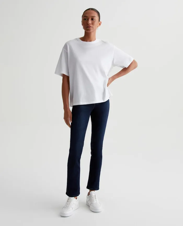 AG Jeans Karter ExBoyfriend True White Women Tees and Tanks AG Jeans Karter ExBoyfriend True White Women Tees and Tanks