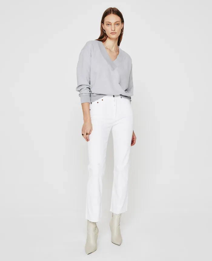 AG Jeans Kinsley Authentic White Destructed Women Denim
