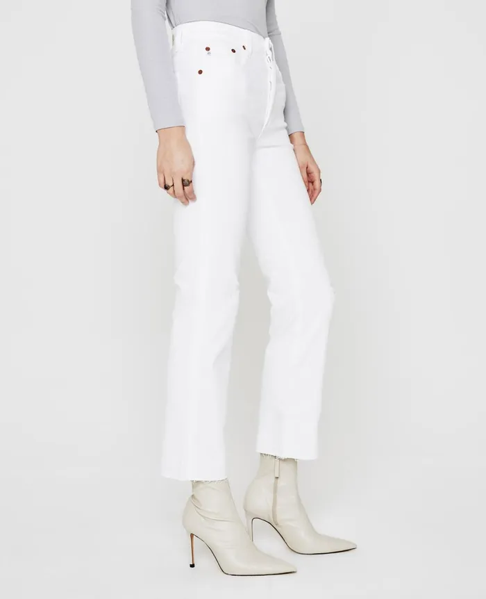 AG Jeans Kinsley Authentic White Destructed Women Denim AG Jeans Kinsley Authentic White Destructed Women Denim