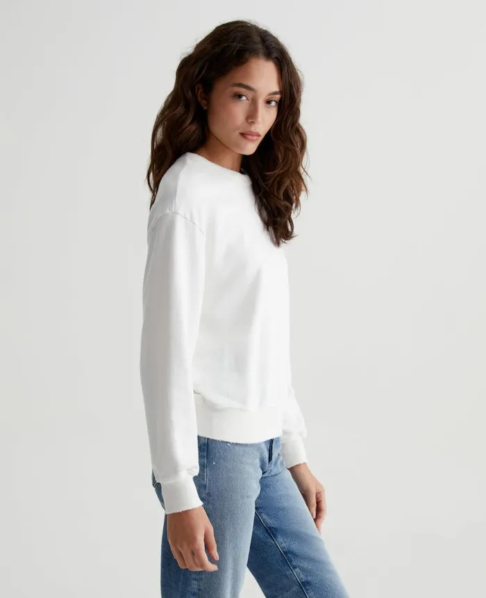 AG Jeans Nova Crew 5 Years True White Women Sweatshirts AG Jeans Nova Crew 5 Years True White Women Sweatshirts