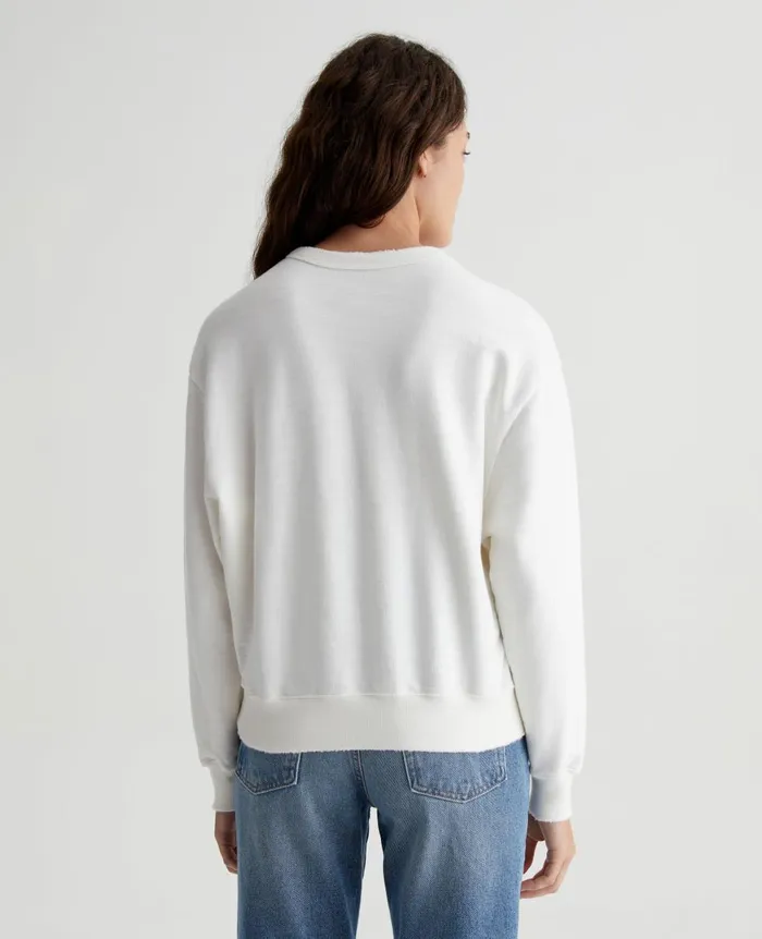 AG Jeans Nova Crew 5 Years True White Women Sweatshirts AG Jeans Nova Crew 5 Years True White Women Sweatshirts