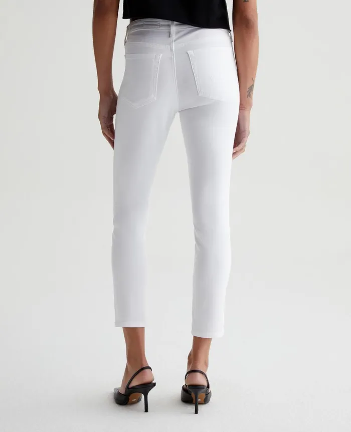 AG Jeans Prima Crop White Women Pants AG Jeans Prima Crop White Women Pants