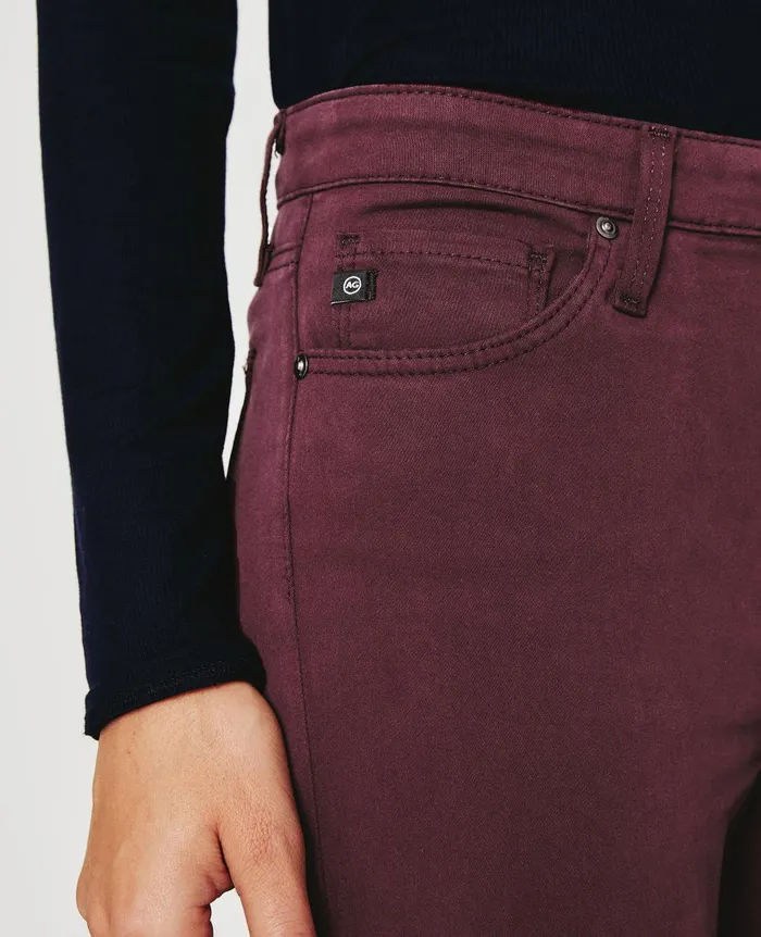 AG Jeans Prima Maroon Peak Women Pants AG Jeans Prima Maroon Peak Women Pants