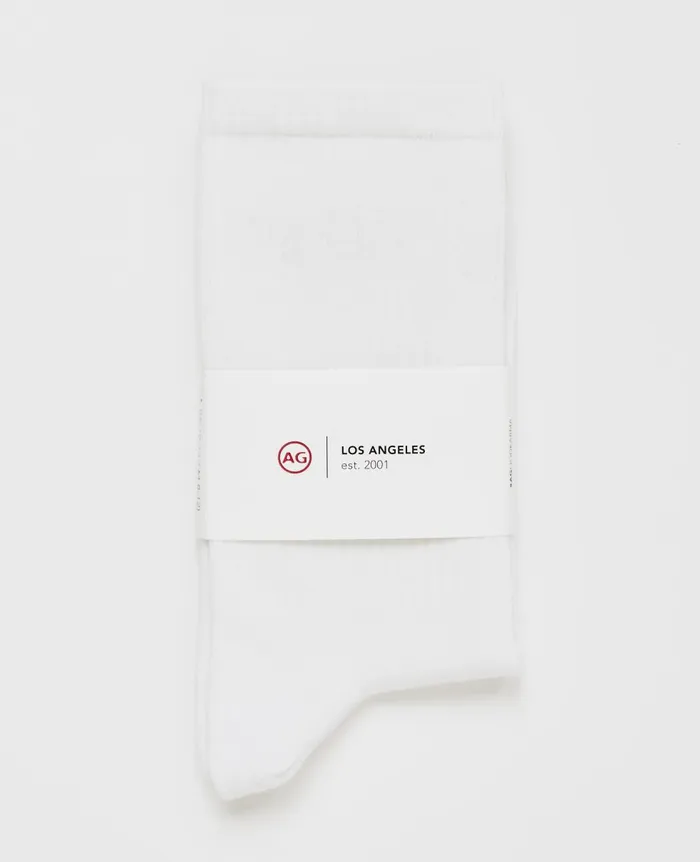 AG Jeans Ryland Sock True White WomenMen Socks AG Jeans Ryland Sock True White WomenMen Socks