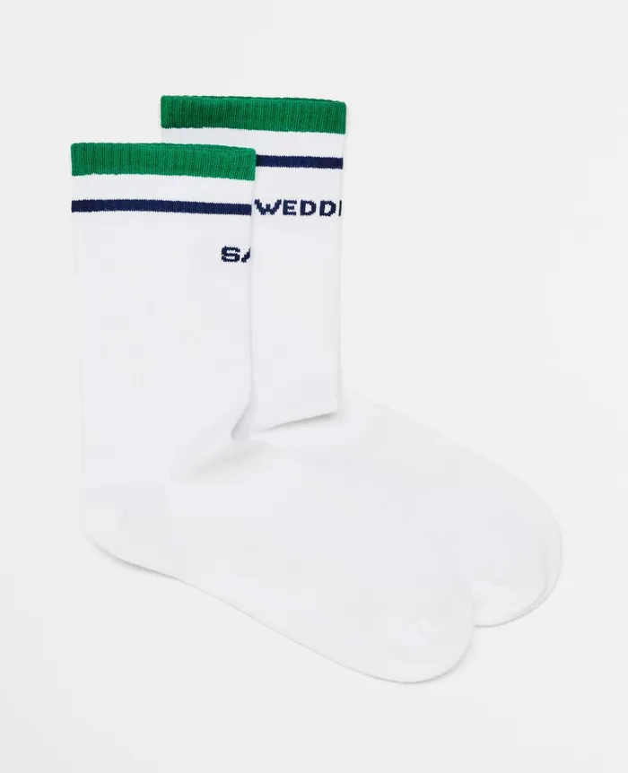AG Jeans Weddington Socks Weddington Crest Match White WomenMen Socks AG Jeans Weddington Socks Weddington Crest Match White WomenMen Socks
