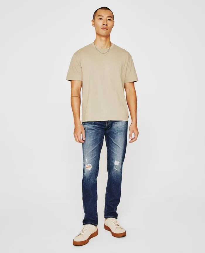 AG Jeans Wesley Crew Dry Dust Men Tees AG Jeans Wesley Crew Dry Dust Men Tees