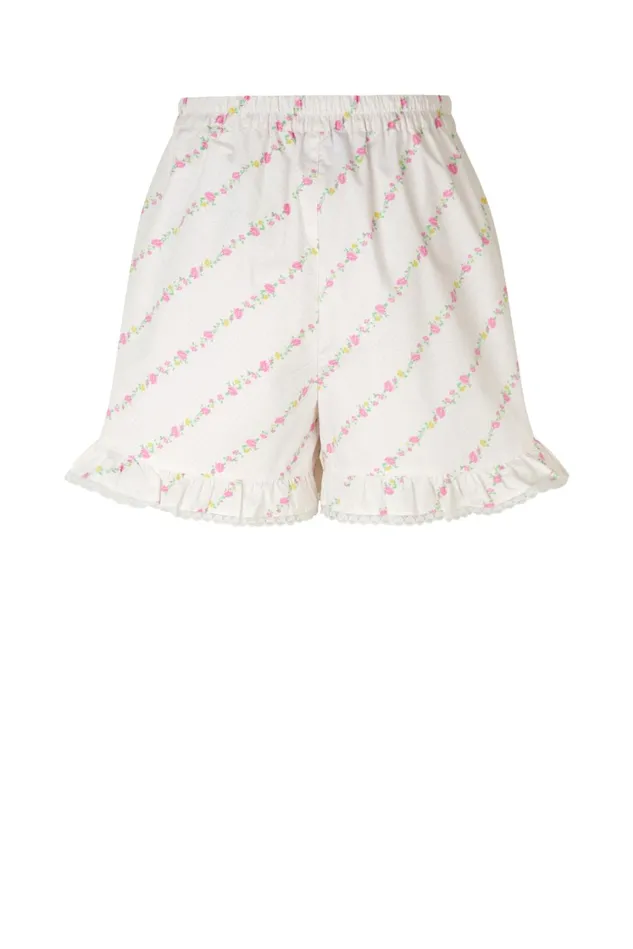 Alessia Shorts 8211 Floral Dot Women Cras Skirts and Shorts