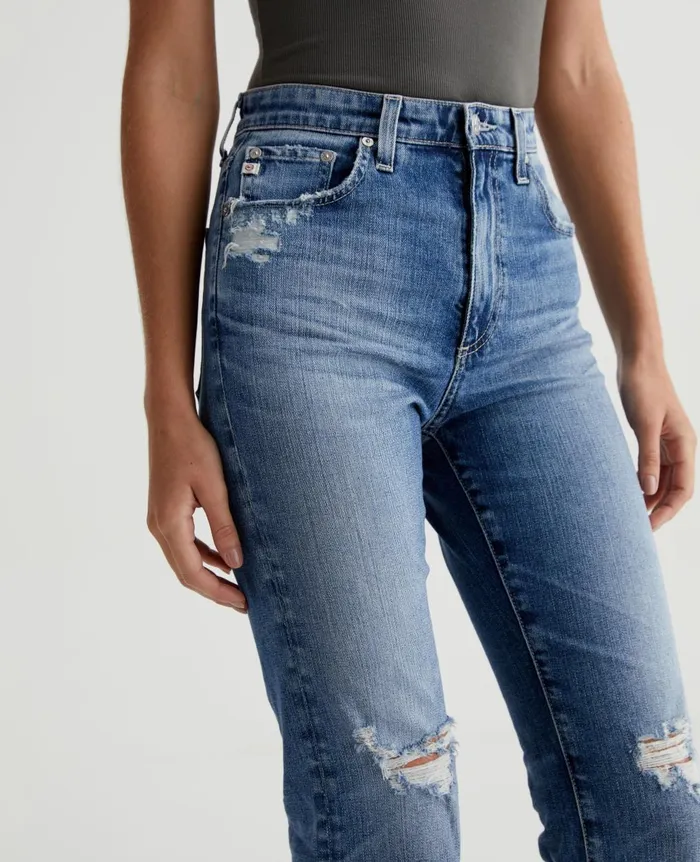 Alexxis Boot 17 Years Lagoon Destructed Women AG Jeans Denim Alexxis Boot 17 Years Lagoon Destructed Women AG Jeans Denim