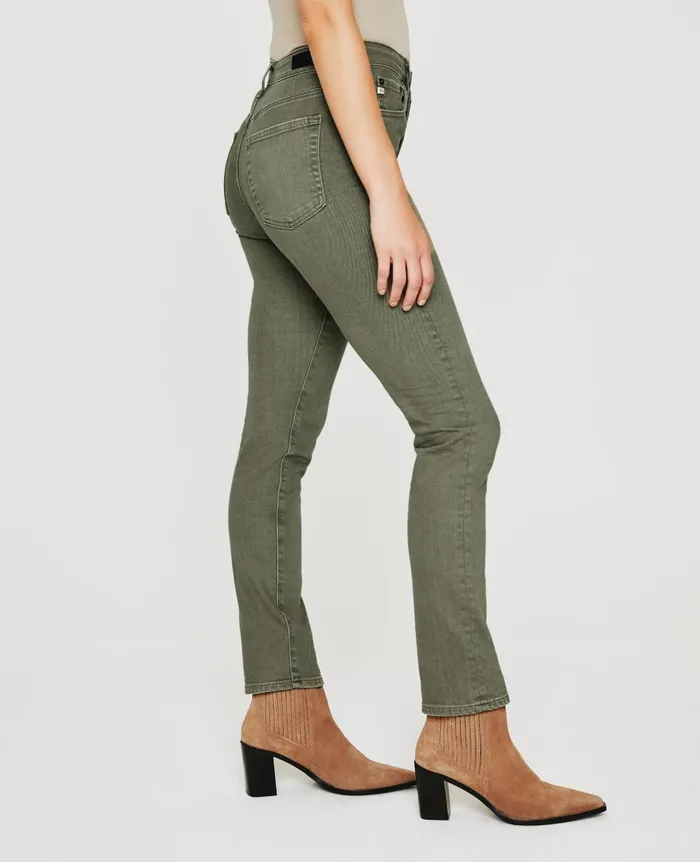 Alexxis Slim 3 Years Sulfur Armory Green Women AG Jeans Denim Alexxis Slim 3 Years Sulfur Armory Green Women AG Jeans Denim