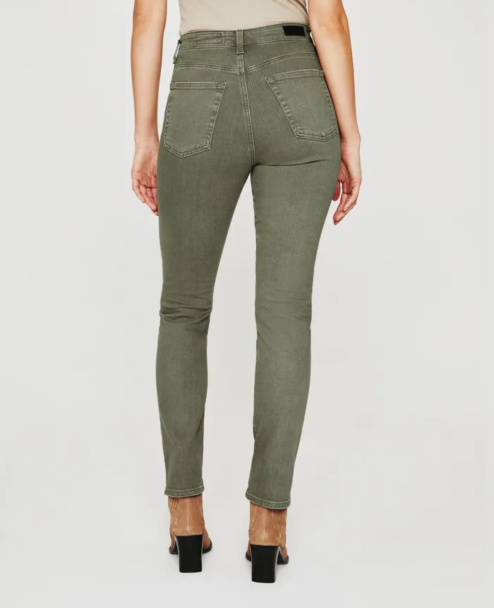 Alexxis Slim 3 Years Sulfur Armory Green Women AG Jeans Denim Alexxis Slim 3 Years Sulfur Armory Green Women AG Jeans Denim