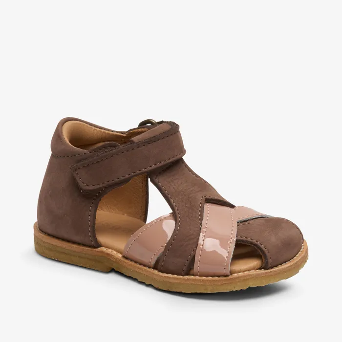alva brown Brown Sandals bisgaardshoes BABY