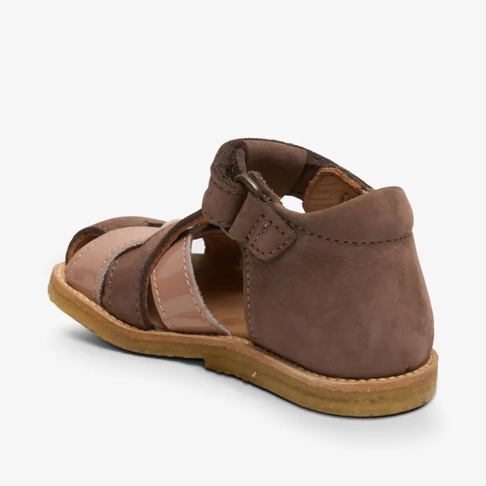 alva brown Brown Sandals bisgaardshoes BABY