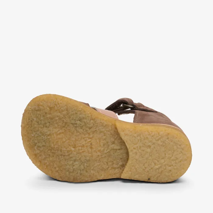 alva brown Brown Sandals bisgaardshoes BABY