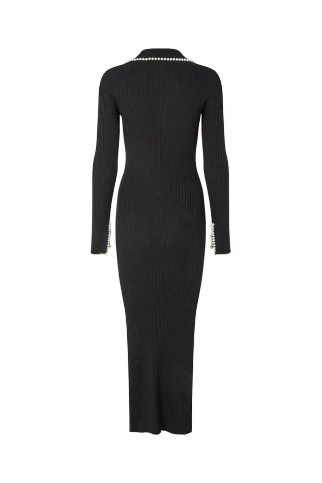 Alyssa Dress 8211 Black Women Cras Knitwear