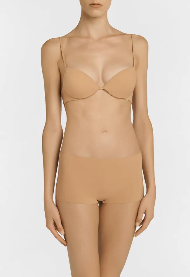 Amarettocoloured Underwired Padded Pushup Bra Lingerie La Perla Padded