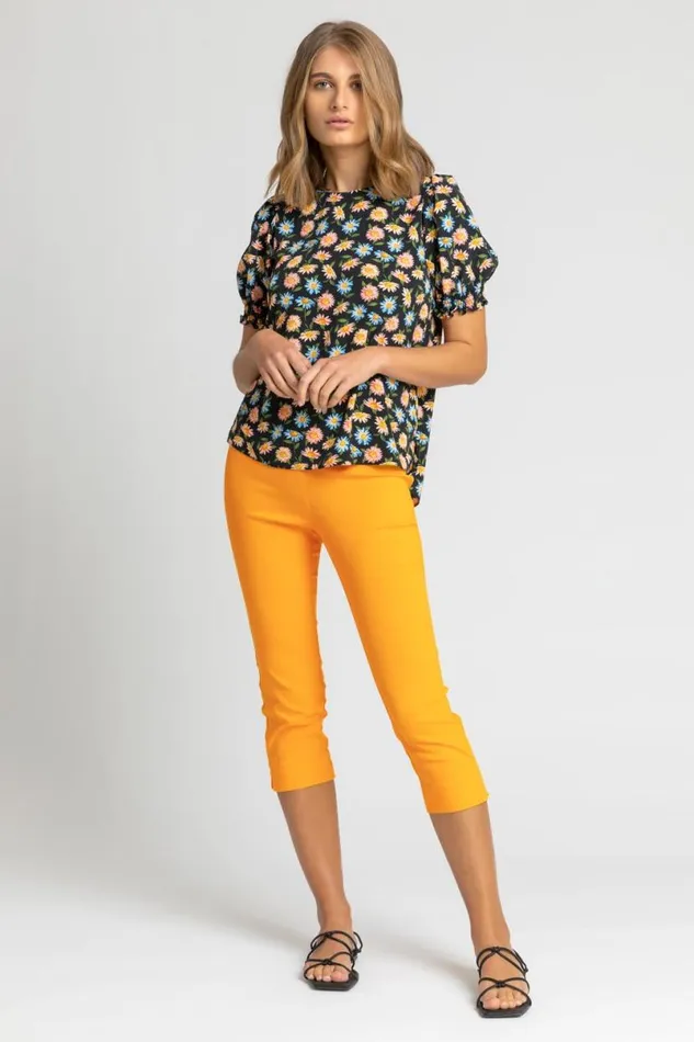 Amber Cropped Stretch Trouser Women Roman Coords